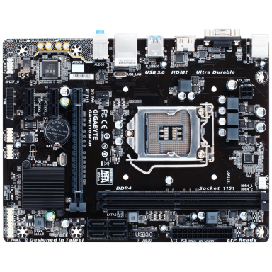 Placa de baza GIGABYTE GA-H110M-H, 2*DDR4, PCIE 3.0, 4*SATA, VGA, HDMI, Socket LGA 1151