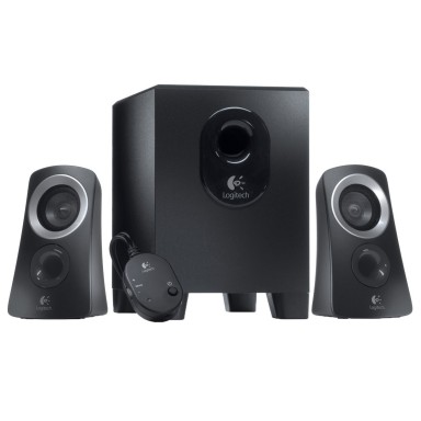 Boxe 2.1 LOGITECH cu subwoofer din lemn, 25W 