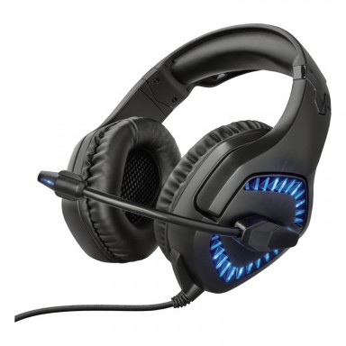 Casti gaming Trust GXT 460 Varzz On-ear cu microfon, negru