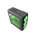 Carcasa Genesis Titan 750 Green, lateral transparent, USB 3.0