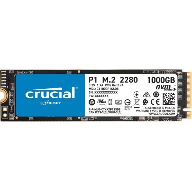 SSD 1TB CRUCIAL P1, M.2, PCIe Gen3