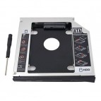 Adaptor HDD 2.5" S-ATA -> Unitate optica Laptop S-ATA 12.7mm