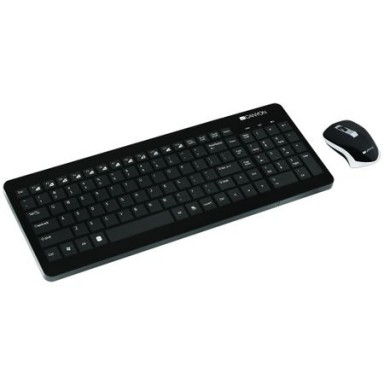 Kit Wireless tastatura + mouse optical Canyon, USB, Negru