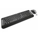 Kit Wireless tastatura + mouse optical Trust Tecla, USB, Negru/Gri