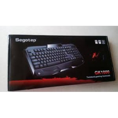 Tastatura gaming, Segotep GK1000, Iluminata, USB